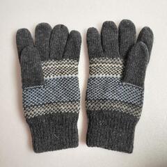 ♥️新品未使用♥️手袋 防寒 メンズ ニット 2層保温構造 ノルディック おしゃれの画像