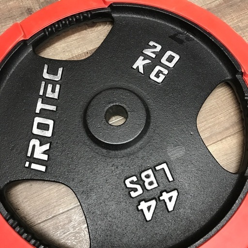☆売約済み iROTEC 20kg 2枚 44LBS バーベルプレート