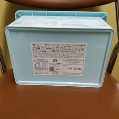 新古品☆【プライズ景品】収納箱  コンテナボックス  すみっコぐらし  水色  ③の画像