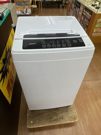 ☆ジモティー割引有☆　ｱｲﾘｽｵｰﾔﾏ/洗濯機/IAW-T602E/6kg/2021