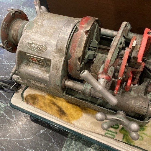 REX　ねじ切り機　牛若　80A