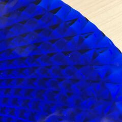 ガラス製ディナープレート（ディープブルー）～青の大皿～の画像