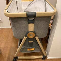 【美品】feemomベビーベッドの画像