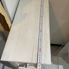 ナチュラルウッド　多目的引き出し　チェスト　収納　オフホワイトの画像