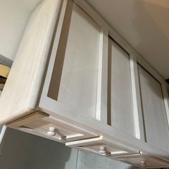 ナチュラルウッド　多目的引き出し　チェスト　収納　オフホワイトの画像