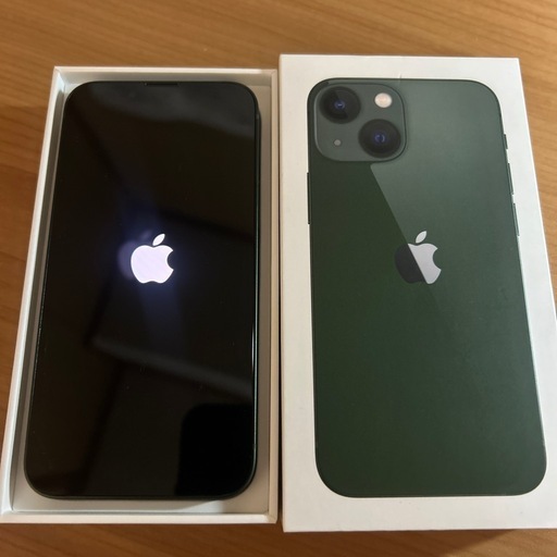 新品　iPhone13mini 128G Green バッテリー100% SIMフリー