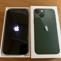 新品　iPhone13mini 128G Green バッテリー100% SIMフリーの画像