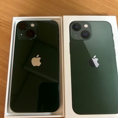 新品　iPhone13mini 128G Green バッテリー100% SIMフリーの画像