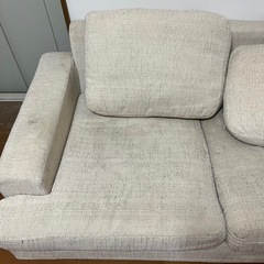 （受け渡し先決定）三人掛けソファーあげます　　0円の画像