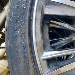 ホイールタイヤ4本セット. 225/40zr18の画像