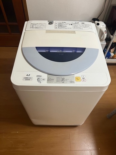 決まりました。洗濯機