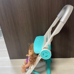 baby alive ベビーカーお人形セットの画像