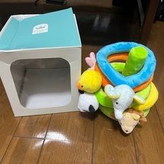 美品！エドインター　ふわふわなげっこ　知育　輪投げ　おもちゃ