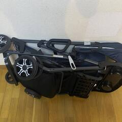 ベビーカー カトージ ベビーカー 二人でゴー（ネイビー)二人乗り ベビーカー バギーの画像