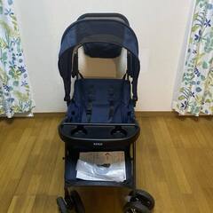 ベビーカー カトージ ベビーカー 二人でゴー（ネイビー)二人乗り ベビーカー バギーの画像