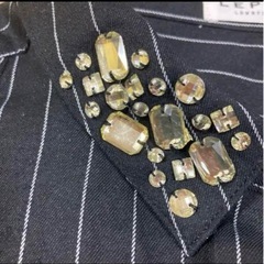 【最終価格】シャツワンピ　ストライプの画像