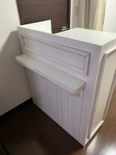 【取引済】木製レジカウンター history900 ホワイト