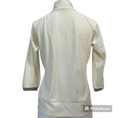 adidas アディダス トラックジャケット ジャージ 白 ホワイトの画像