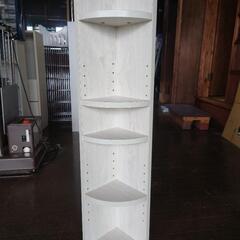 【美品】組立式 コーナーラック(木製)