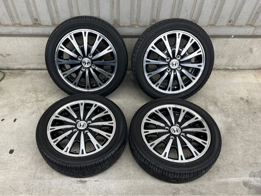 【最終値下げ】15インチ タイヤ&ホイールセット NBOX JF1 カスタム ターボ 純正　サマータイヤ 165/55R15 軽自動車
