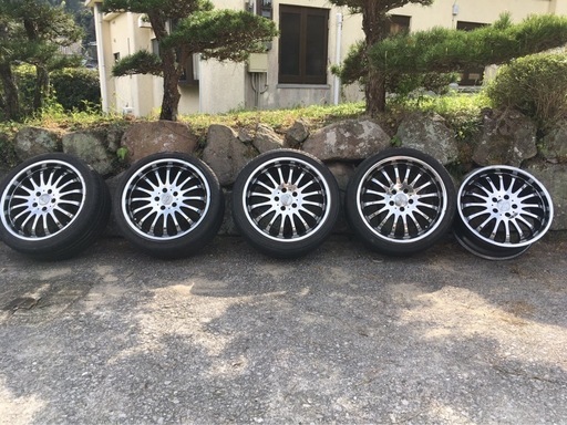 終了です。18インチENKEI Tecno Mortor Works