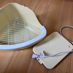 うさぎ　小動物　トイレ　ペットヒーター