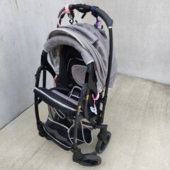 車体美品　Pigeon　ランフィ　ピジョン　A型ベビーカー　グレーの画像