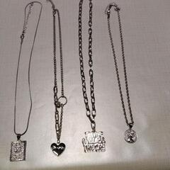 お得　シルバーネックレス　4点セット
