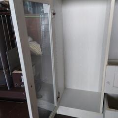 【ジャンク品】木製キャビネット 収納棚の画像