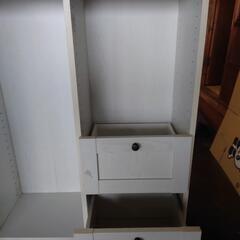 【ジャンク品】木製キャビネット 収納棚の画像