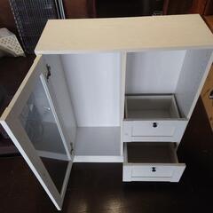 【ジャンク品】木製キャビネット 収納棚の画像