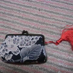 和風 花柄 がま口財布 お譲りします。