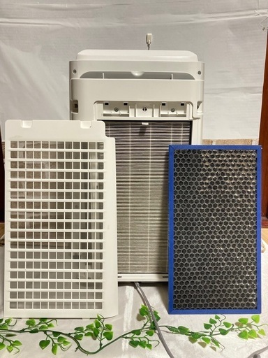 シャープ　空気清浄機　KC-N50 新品ブルーフィルター付き SHARP プラズマクラスター 加湿空気清浄機