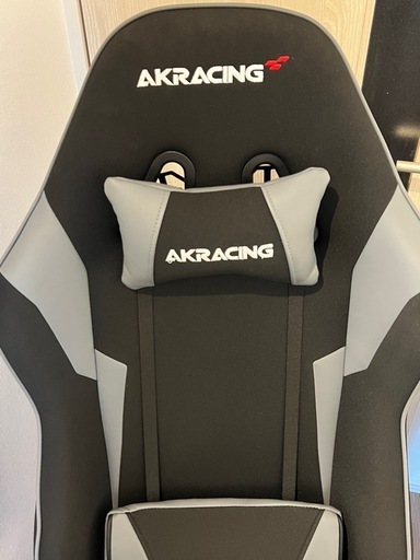 AKRACING ゲーミングチェア デスクチェア グレー灰