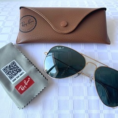 【新品】　RayBan レイバン　深緑色　ポーラー　サングラス　ユニセックスの画像