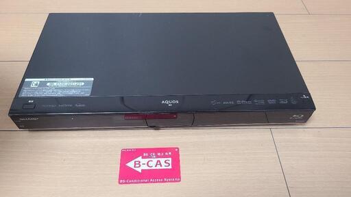 【ジャンク・通電確認済み】AQUOS ブルーレイレコーダー　BD-NW1200