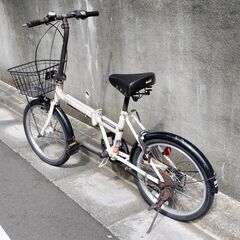【お引き取り限定】5段変速付き折りたたみ自転車の画像