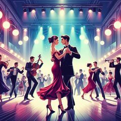 老人福祉施設で社交ダンスや昭和歌謡を披露します