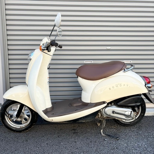 2911.お洒落可愛い　スクーピー　バッテリー、シート新品　千葉県柏市から　即日配送、自走引き取りも可能