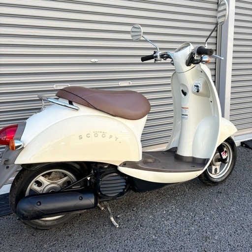 2911.お洒落可愛い　スクーピー　バッテリー、シート新品　千葉県柏市から　即日配送、自走引き取りも可能