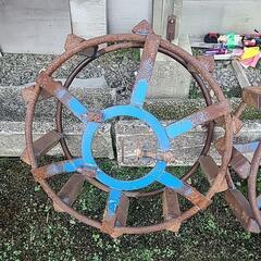 イセキ　トラクター　鉄車輪　の画像