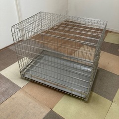 犬用ケージ】PROステンレスケージ LL－SSD 短面扉