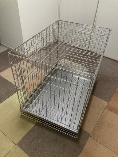 【犬用ケージ】ＰＲＯステンレスケージ　ＬＬ－ＳＳＤ　短面扉