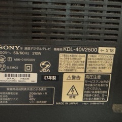SONY BRAVIA KDL-40V2500 [40インチ] + Fire TV Stickの画像