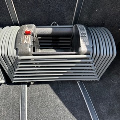 ブロック ダンベル 26kg セット売のみ 可変式 フレックスベル 変換 ダンベル 2個 高重量 トレーニング バルク プロテイン 筋トレの画像