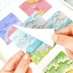 油絵風/付箋80枚②の画像