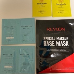 スキンケア4点セット×8個＋日焼け止めジェル2個+マスク　その他　計14個の画像