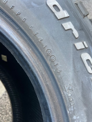 グッドリッチ　33×12.5R15 3本