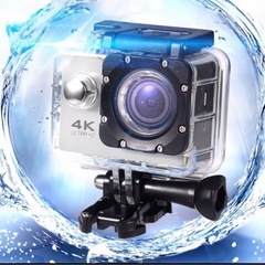 "新品"4K  Wi-Fi搭載　防水　広角アクションカメラの画像