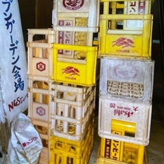 ビール瓶ケース　10個の画像